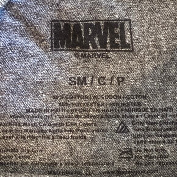 Marvel Avengers Graphic T-Shirt Mens S Gray Short Sleeve Tee - Picture 7 of 9